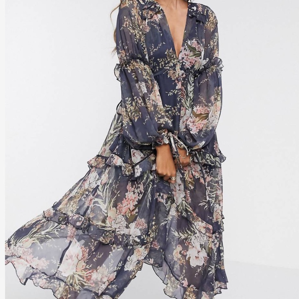 ASOS flowy midi dress